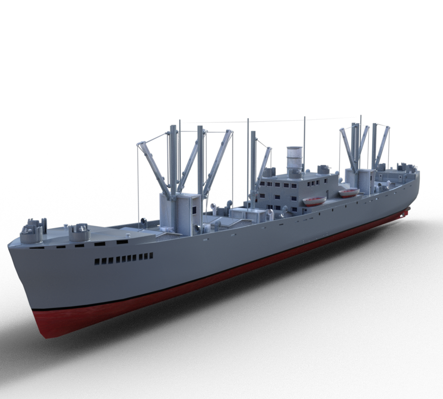 Ship XX - 3D Model - ShareCG