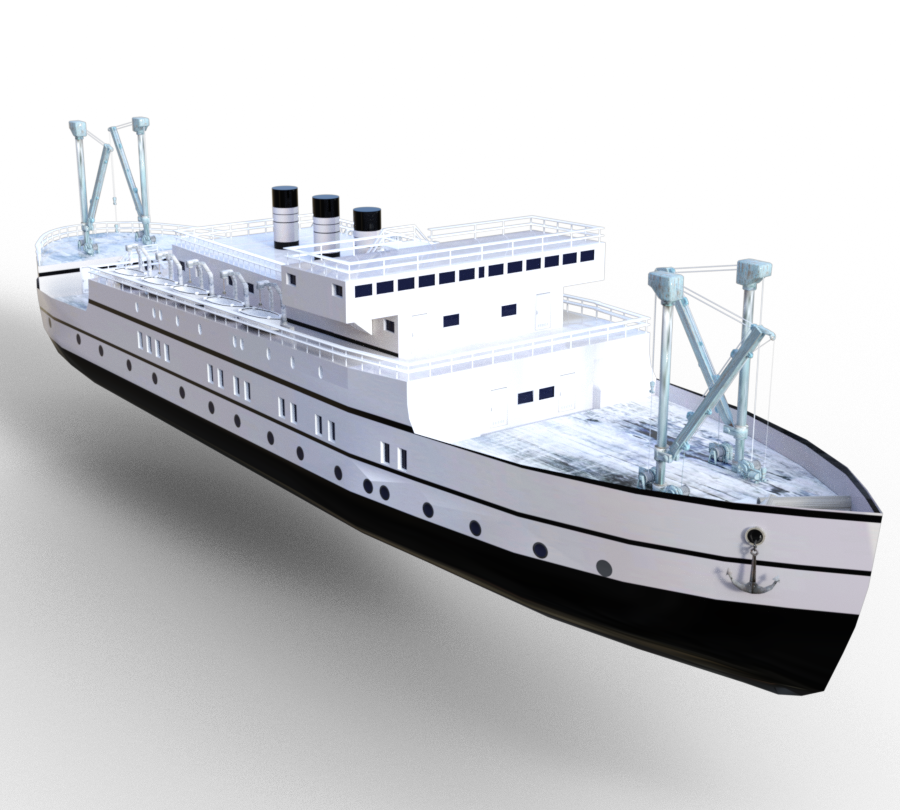 Ship DDD - 3D Model - ShareCG