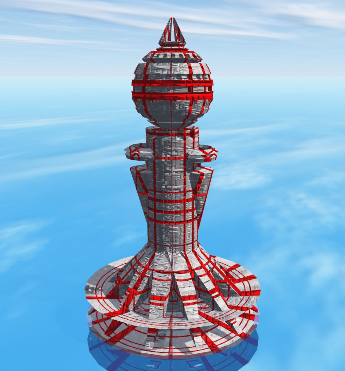 Башня в 3д Макс. Арасака Тауэр 3в модель. Tokyo Tower 3d model. Retract Tower 3d.