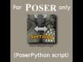 'Set Tiling' PoserPython script