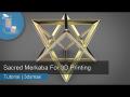 3d Tutorial | Sacred Merkaba Revisited | 3dsmax