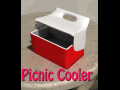 Simple Picnic Cooler Prop for Poser